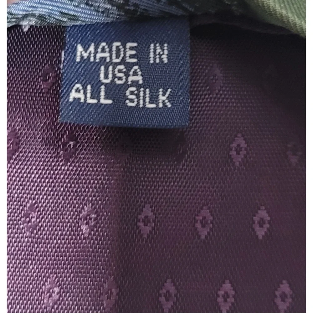 Vintage Sutter & Grant Neck Tie Man Golfing Silk Made In USA